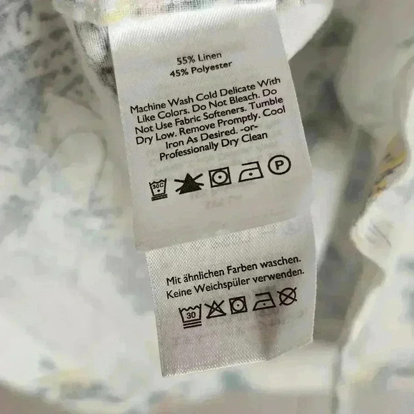 Eddie Bauer White Fishing Print Collared Shirt Classic Fit Large - Picture 5 of 5